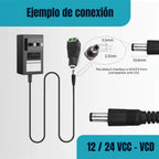 Dahua Conector Dc Hembra 2.1x5.5 Mm Para Cctv Y Led 10 Pieza Verde
