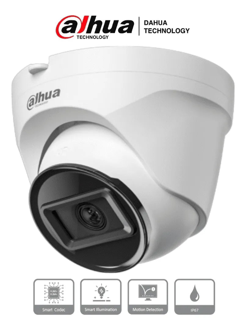 Camara Ip Domo Dahua DH-IPC-T1E20 2mp 2.8mm 99 Grados De Apertura 30mts Ir Color Blanco