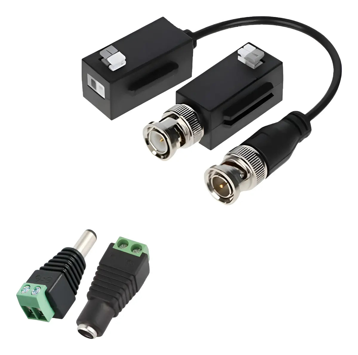Kit 4 Transceptor Balun Dahua Pfm800b-4k Video Balun Fhd 4k