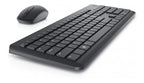 Kit Teclado Y Mouse Inalámbrico Dell KM3322W Español USB Negro