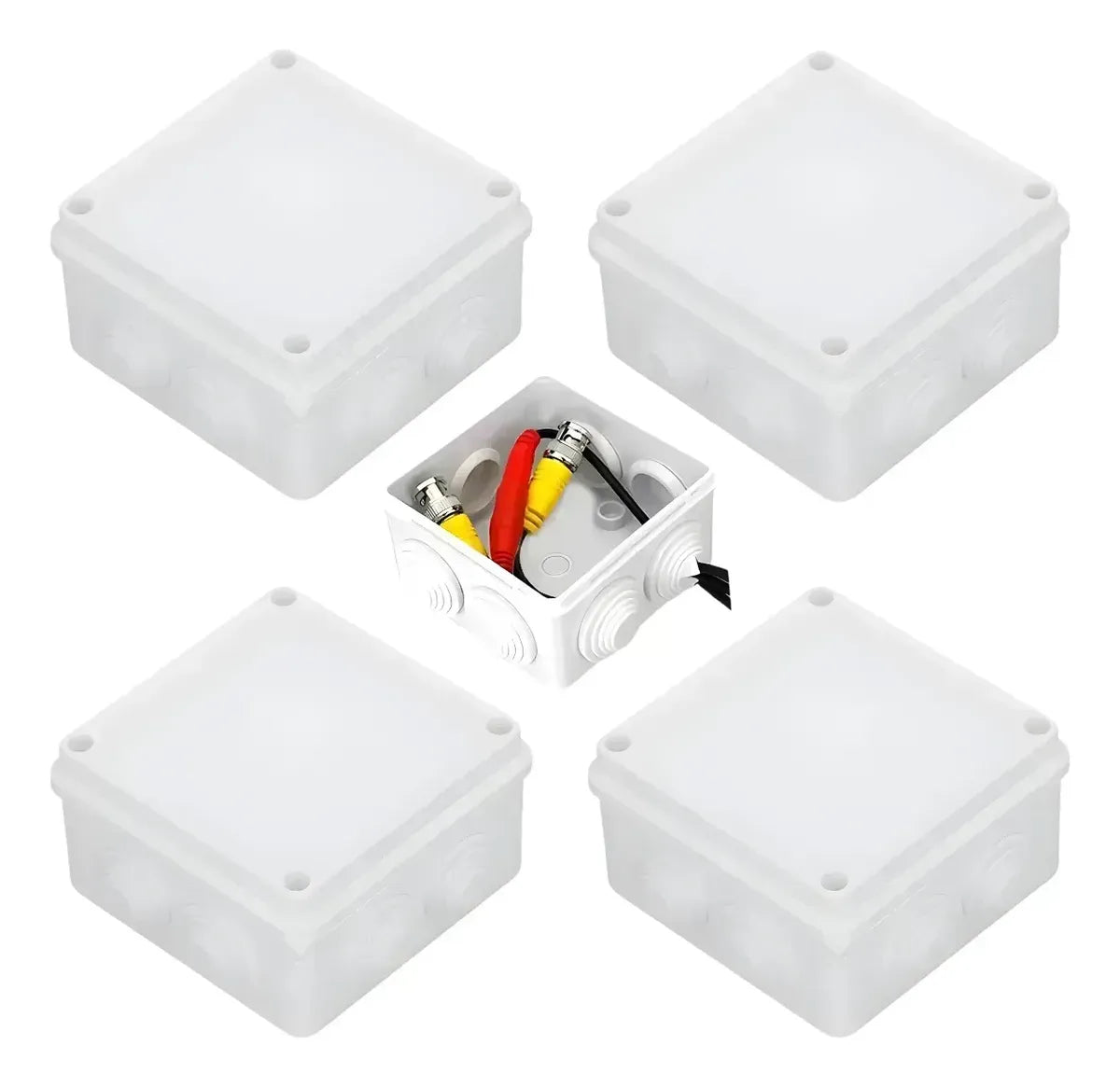 4 Cajas De Conexiones Saxxon Pb100 Cámaras Domo Bullet Ip55