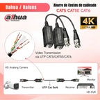 Kit 8 Transceptor Balun Video Dahua 4k 8mp Dh-pfm800-n Hdcvi