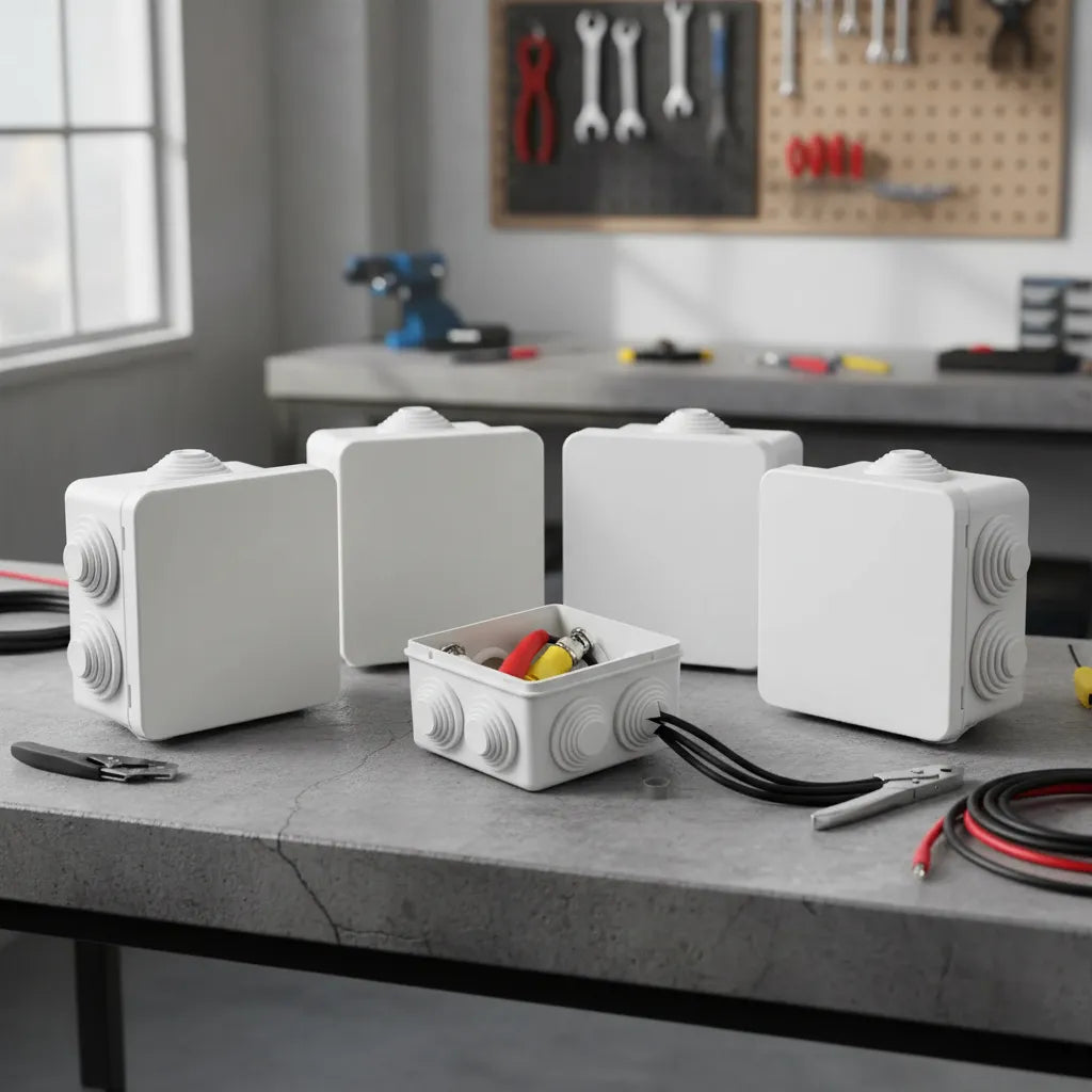 4 Cajas De Conexiones Saxxon Pb085 Estanca Ip66 Camaras Cctv