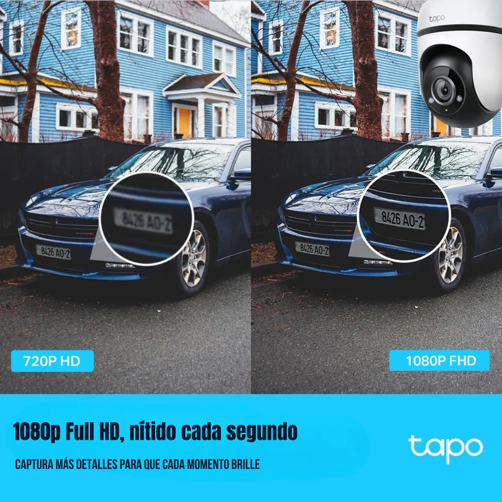 Cámara Exterior Tp-link Tapo C500 Wifi 360 + 128 Gb Micro Sd