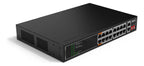 Switch Poe Dahua DH-SF1018LP De 18 Puertos, 16 Poe Y 2 Uplink