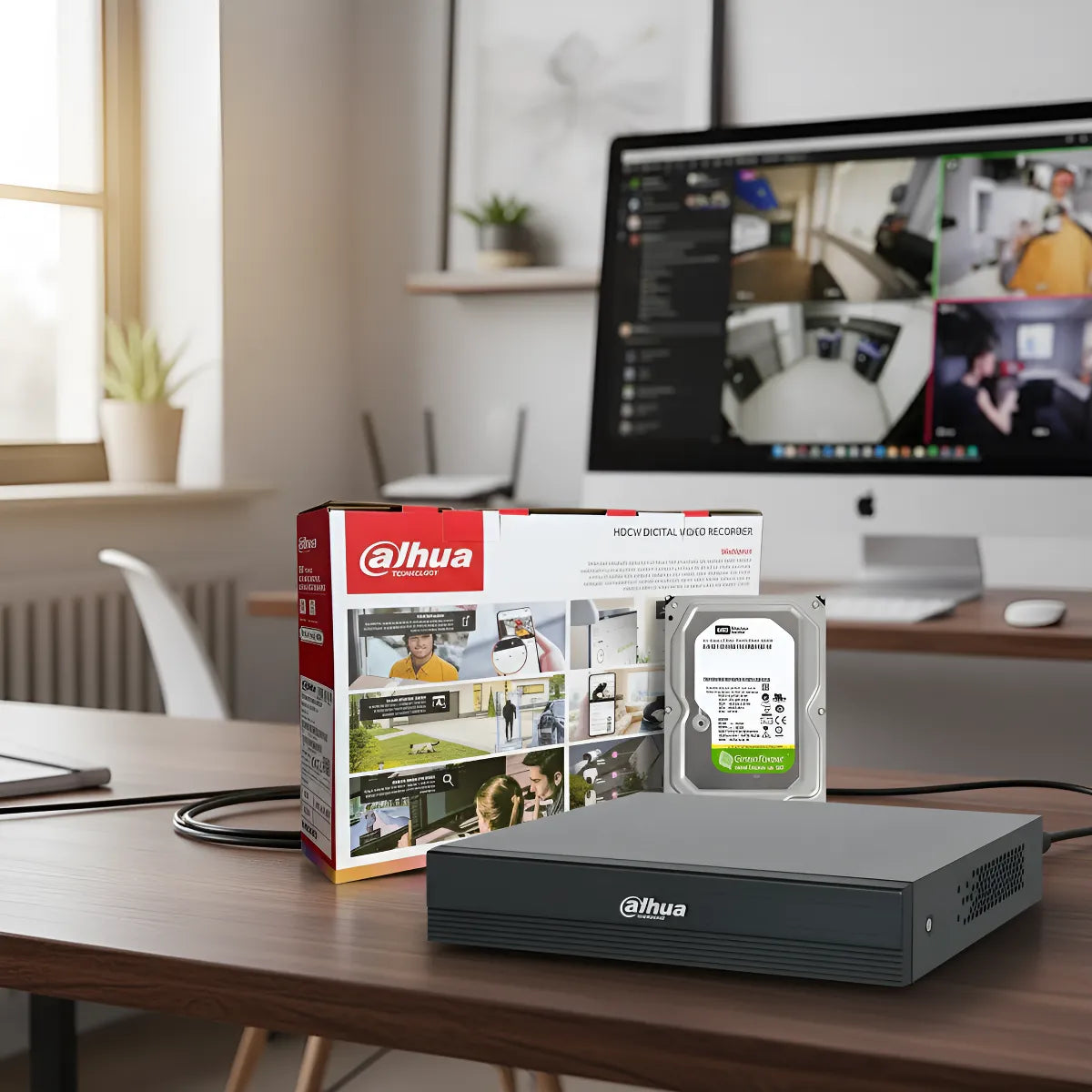 Kit Grabación Dvr Dahua Dh-xvr1b04-i/t 4ch 1080p Disco 500gb