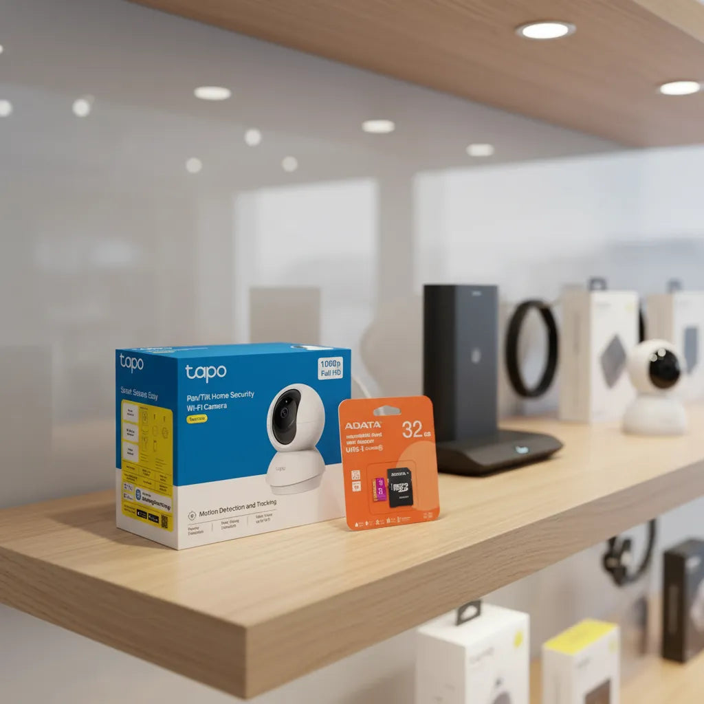 Cámara Seguridad Tp-link Tapo C200 Wifi 360 + 32 Gb Micro Sd