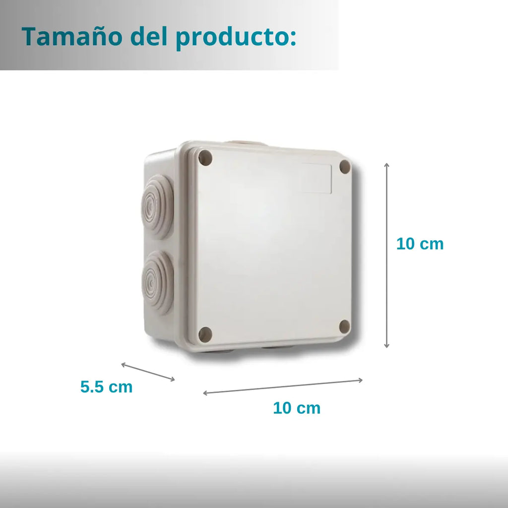 Cajas Gabinete Estanco Para Cámaras Cctv 10x10x5 Cm 4 Pzs