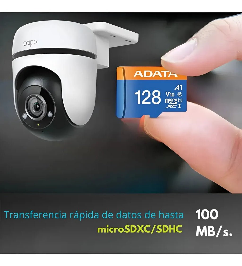Cámara Exterior Tp-link Tapo C500 Wifi 360 + 128 Gb Micro Sd