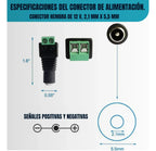 Dahua Conector Dc Hembra 2.1x5.5 Mm Para Cctv Y Led 10 Pieza Verde